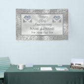 Bannière d'anniversaire de diamant soixantième (Salon professionnel)