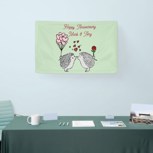 Bannière d'anniversaire de Hérisson (Salon professionnel)