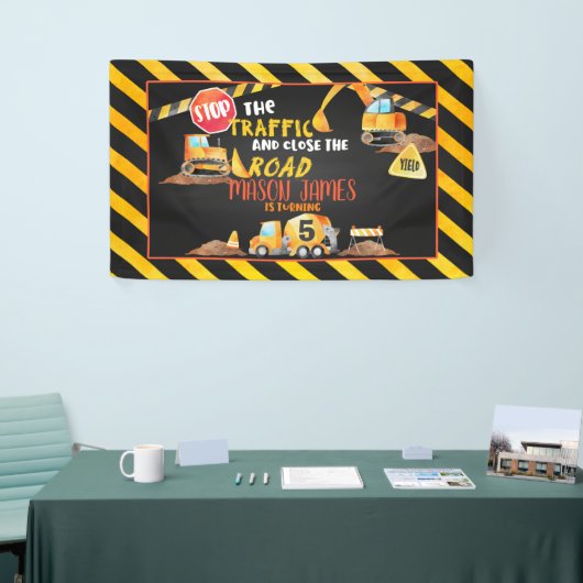 Bannière d'anniversaire de la construction - BL (Salon professionnel)