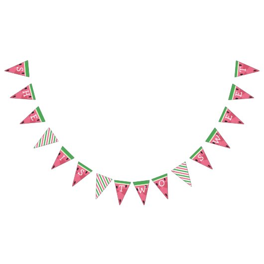 Bannière d'anniversaire de la pastèque (Tout)