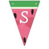 Bannière d'anniversaire de la pastèque (Premier drapeau)