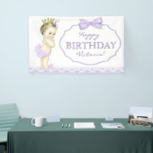 Bannière d'anniversaire de la Princesse Violette (Salon professionnel)