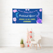 Bannière d'anniversaire de la reine Pickleball per (Insitu)