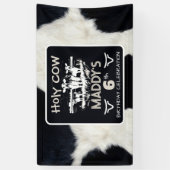 Bannière d'anniversaire de la Sainte Vache poster  (Vertical)