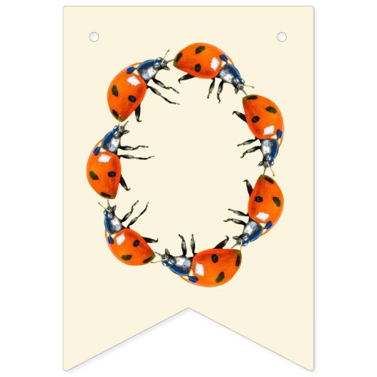 Bannière d'anniversaire de notre Log Bug Ladybug (Troisième drapeau)