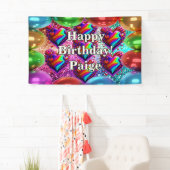 Bannière d'anniversaire de personnage personnalisé (En situation)