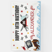 Bannière d'anniversaire de Pirate (Vertical)