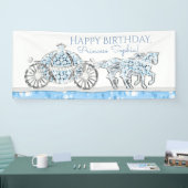 Bannière d'anniversaire de princesse Cendrillon (Salon professionnel)