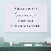 BANNIÈRE D'ANNIVERSAIRE DE QUINCENIERA (Salon professionnel)