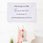 BANNIÈRE D'ANNIVERSAIRE DE QUINCENIERA (Insitu)