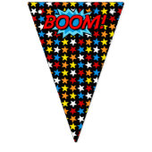 Bannière d'anniversaire de Superhero (Premier drapeau)