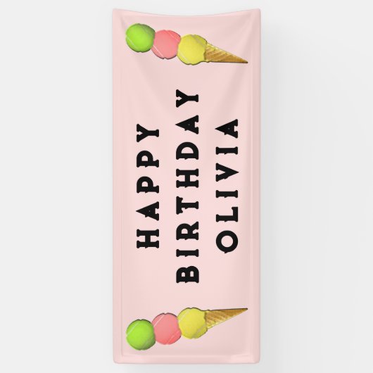 Bannière d'anniversaire de tennis (Vertical)