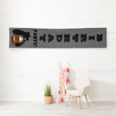 Bannière d'anniversaire de Whiskey et Cigar (En situation)