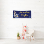Bannière d'anniversaire des Nuits Arabes (En situation)