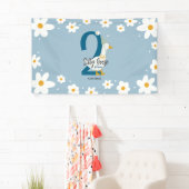 Bannière d'anniversaire d'oie sotte (En situation)