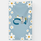 Bannière d'anniversaire d'oie sotte (Vertical)