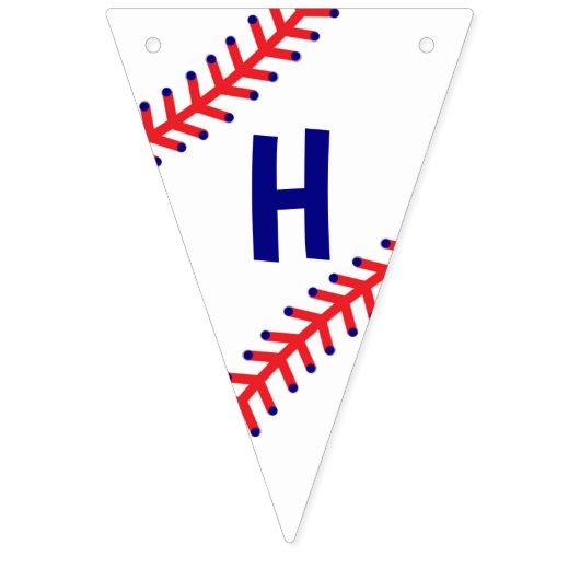 Bannière d'anniversaire du baseball (Deuxième drapeau)