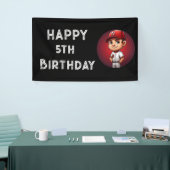 bannière d'anniversaire du baseball (Salon professionnel)