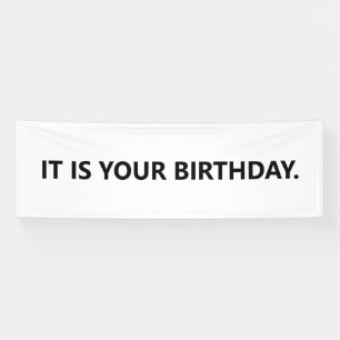 Bannière d'anniversaire du bureau C'est votre ann