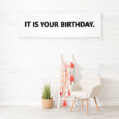 Bannière d'anniversaire du bureau C'est votre anni (En situation)