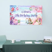 Bannière d'anniversaire fée (Salon professionnel)