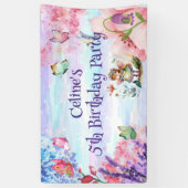 Bannière d'anniversaire fée (Vertical)