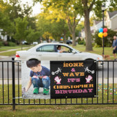 Bannière d'anniversaire Honk-and-Wave