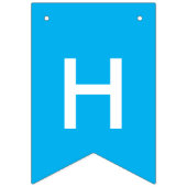 Bannière d'anniversaire joyeuse avec gâteau et bou (Deuxième drapeau)