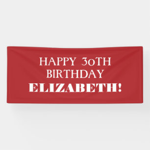 Bannière d'anniversaire joyeuse de la coutume bla