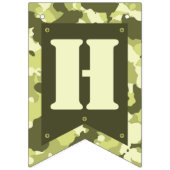 Bannière d'anniversaire joyeuse en Camo Vert (Deuxième drapeau)