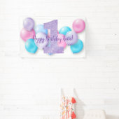 Bannière d'anniversaire joyeuse - Personnalisée (Insitu)