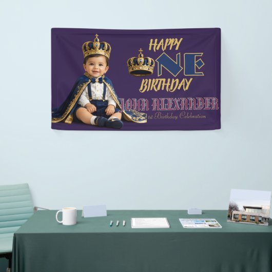 Bannière d'anniversaire Little King (Salon professionnel)