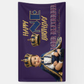 Bannière d'anniversaire Little King (Vertical)