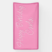 Bannière d'anniversaire - Nom personnalisé (Verticale)