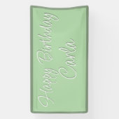 Bannière d'anniversaire - Nom personnalisé (Verticale)