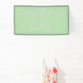 Bannière d'anniversaire - Nom personnalisé (Insitu)