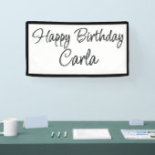 Bannière d'anniversaire - Nom personnalisé (Salon professionnel)