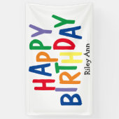 Bannière d'anniversaire personnalisée (Vertical)