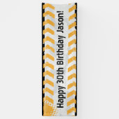 Bannière d'anniversaire personnalisée de construct (Vertical)