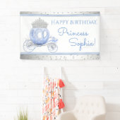 Bannière d'anniversaire pour filles Princesse Cend (En situation)