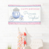 Bannière d'anniversaire pour filles princesses (En situation)