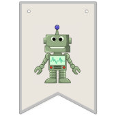 Bannière d'anniversaire Robot and Gears (Premier drapeau)