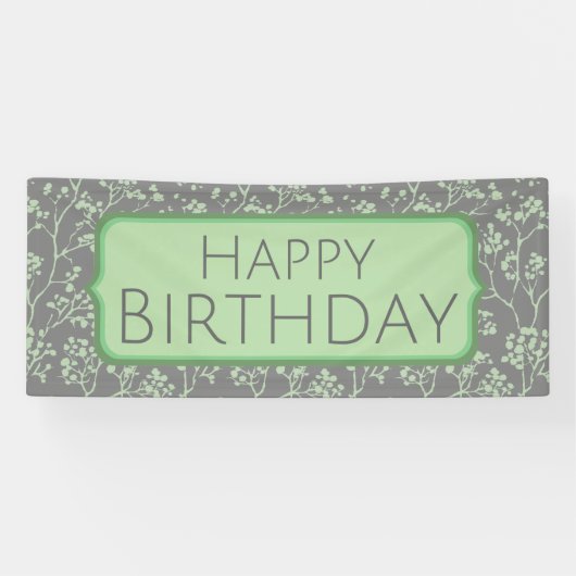 Bannière d'anniversaire sophistiquée (Horizontal)