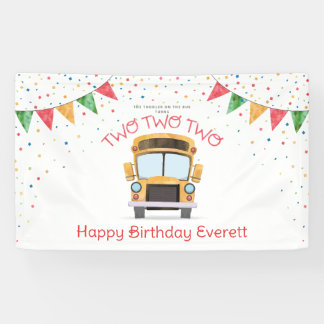 Bannière d'anniversaire Two Two