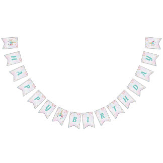 Bannière d'anniversaire Unicorn