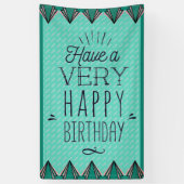 Bannière d'anniversaire unique Vertical Happy (Vertical)