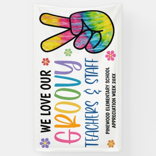 Bannière d'appréciation de l'enseignant de thème d (Vertical)