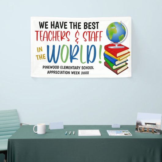 Bannière d'appréciation de l'enseignant du thème m (Salon professionnel)