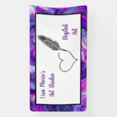 Bannière d'art personnalisée pour les expositions  (Verticale)