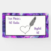 Bannière d'art personnalisée pour spectacles d'art (Horizontal)